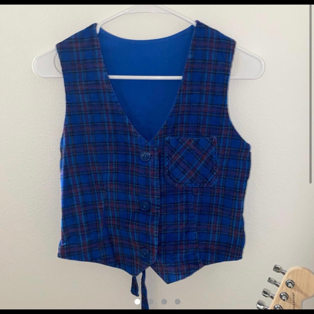 Mini corduroy vest